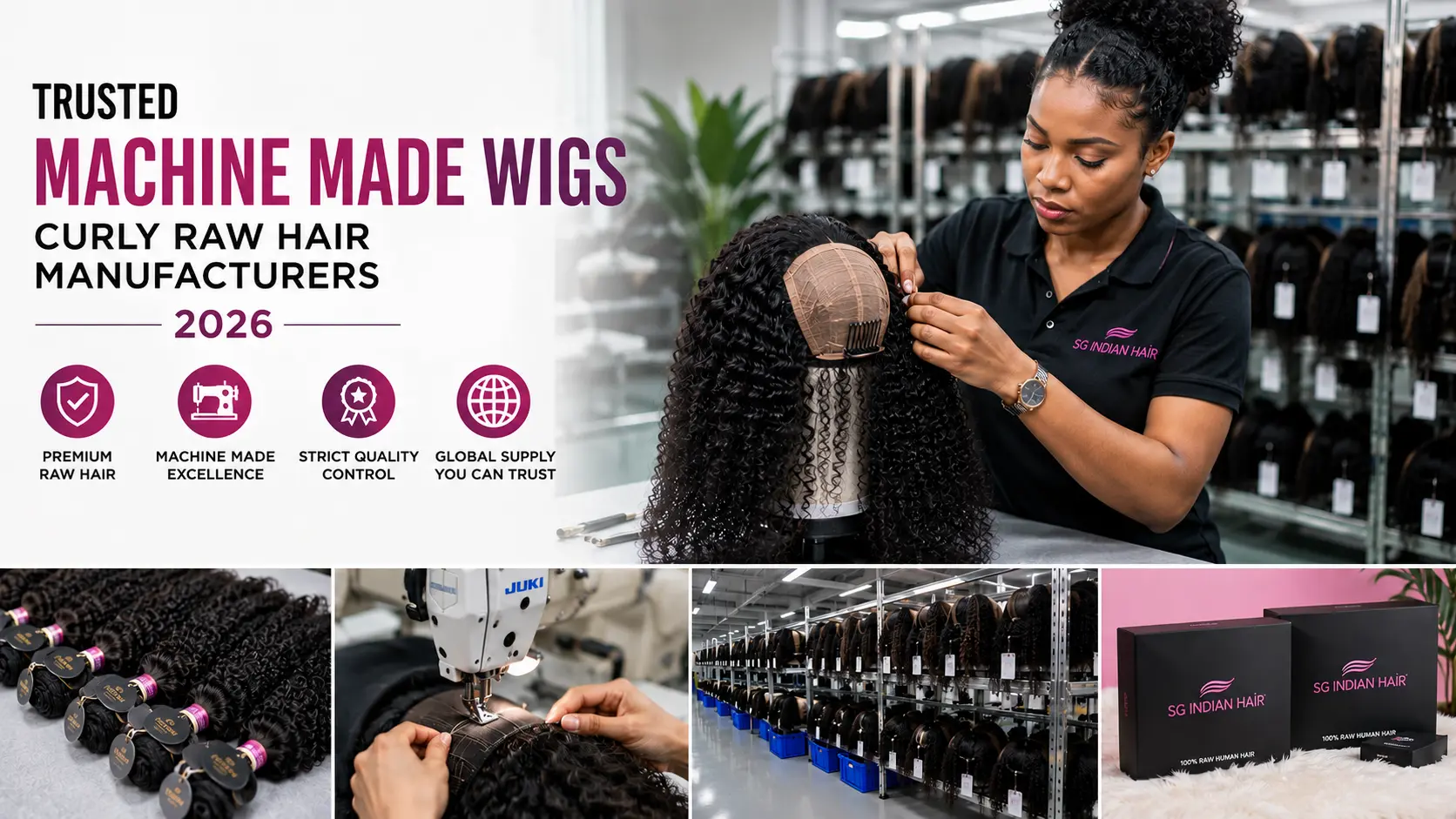 Trusted Machine Made Wigs Curly Raw Hair Manufacturers 2026